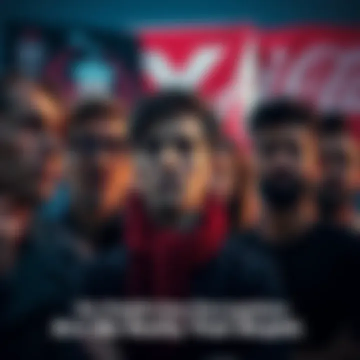 A group of people looking thoughtfully at political and media headlines, expressing doubt and contemplation about their intelligence being underestimated.