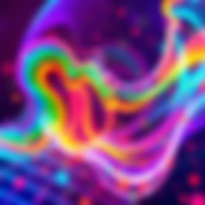 A vibrant and colorful artwork created quickly, showing impressive detail and creativity