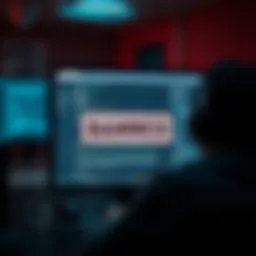 A person is shown receiving a ban notice on a computer screen during a raid in an online forum.