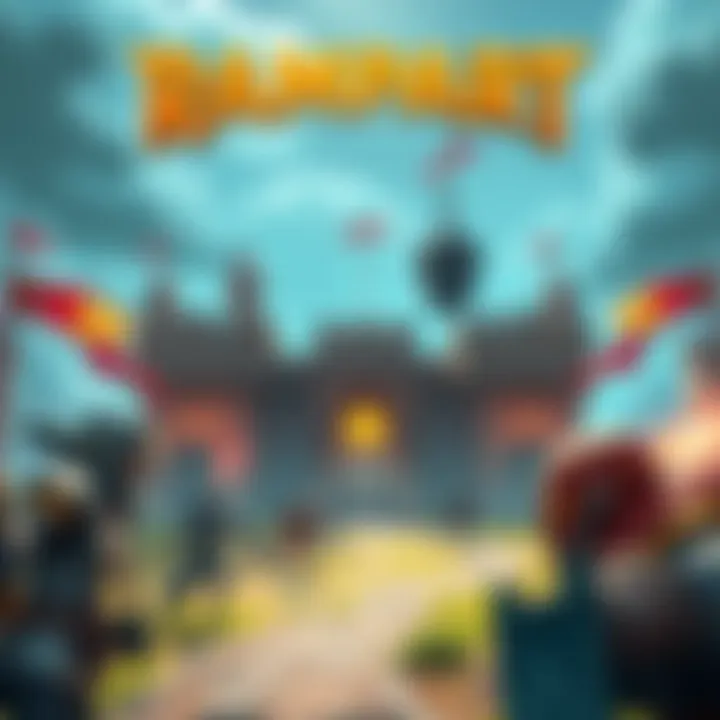 Scene from Rampart Tower Defense game showing castle defenses and attacking enemies