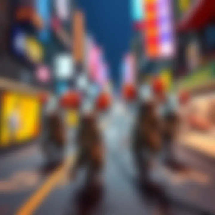 Colorful hand-painted frames being transformed into animation using Blender software