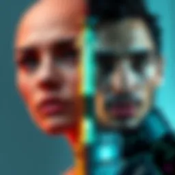 A side-by-side comparison of an AI generated image and a real photo, showcasing the incredible realism of AI technology.