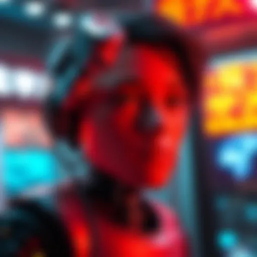 A scene depicting a character in an AI-generated short film, showing realistic movement and vibrant visuals.