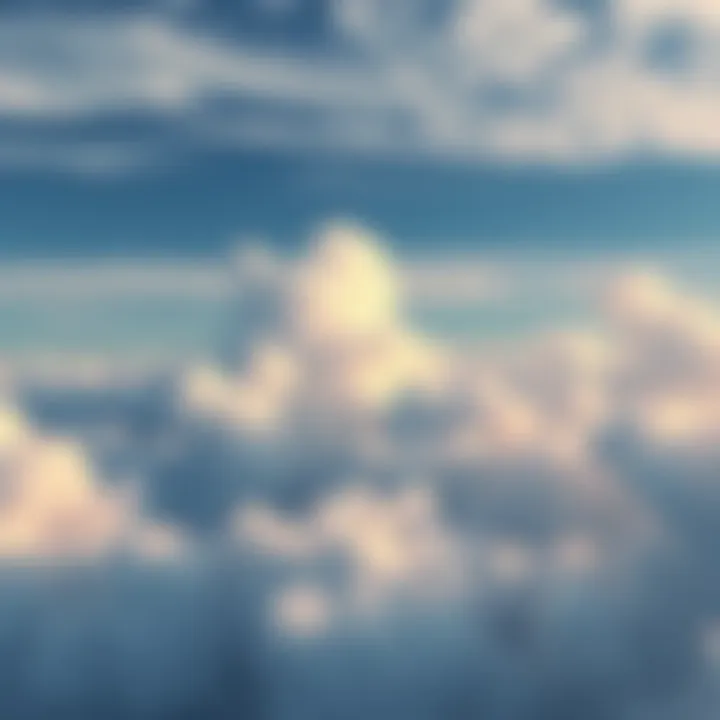 Realistic Clouds in Maya A stunning sky filled with realistic clouds created using Maya software for animation and film