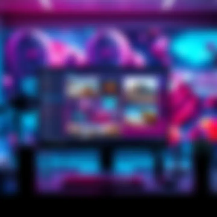 A vibrant digital artwork showcasing the process of creating realistic images, featuring a computer screen with Z-Image Turbo software open and various images displayed, highlighting the focus on imag...