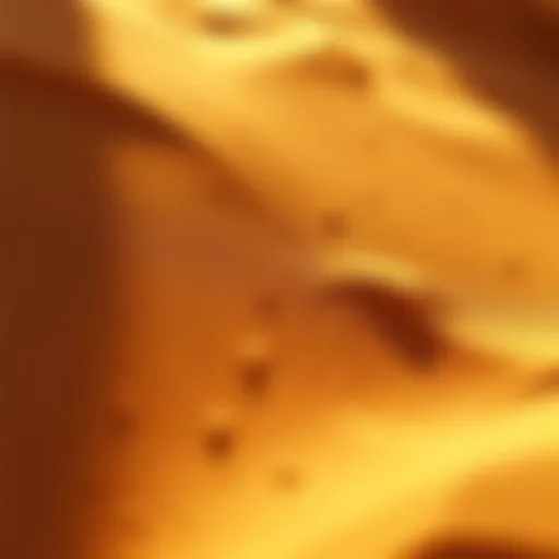 Realistic Sand Effect in Godot A close-up of a sandy surface created with shaders in the Godot engine, showing dynamic textures and player interaction.