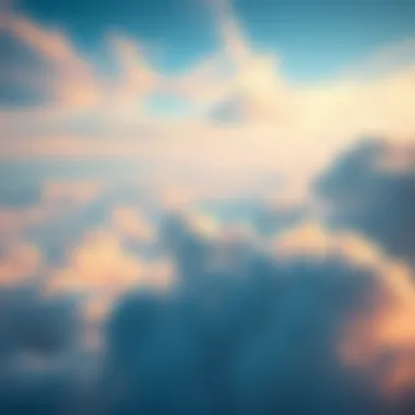 Realistic Sky Texture Render A realistic sky texture showcasing multi-scatter effects in rendering