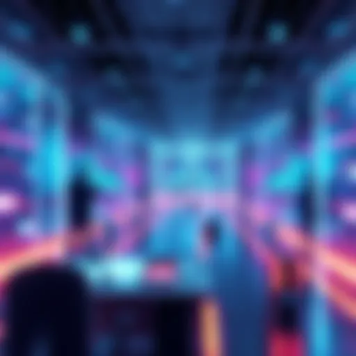 An illustration showcasing the concept of Real-time Deforum in action, highlighting advanced technology and potential applications.