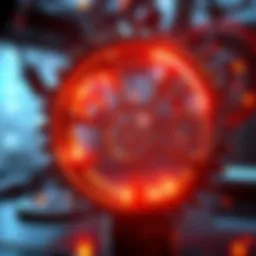 A visual representation of recursive self-improvement showing interconnected gears symbolizing innovation and technology growth.