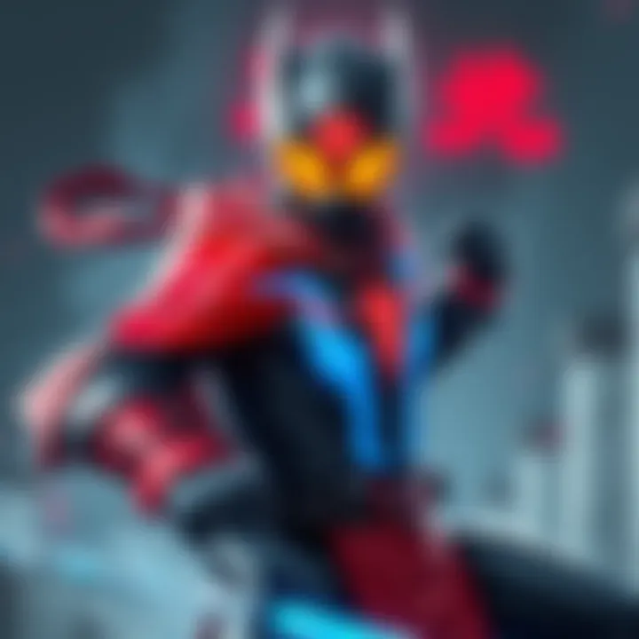 A modern interpretation of Ōgon Batto with new color schemes and styles, showcasing a creative and updated superhero design.