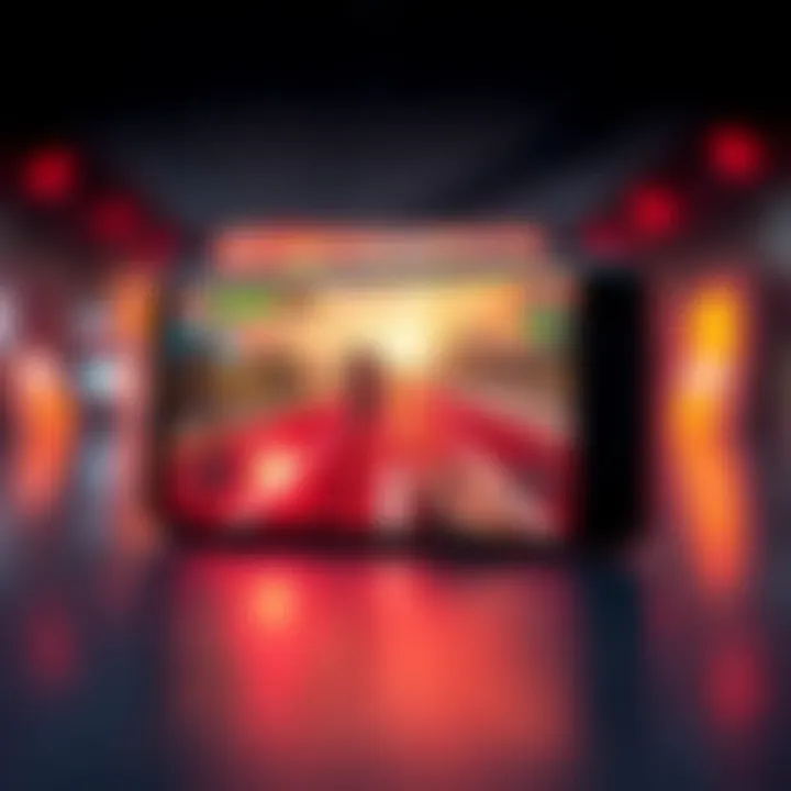 Redmagic 11 Air with gaming graphics A close-up of the Redmagic 11 Air smartphone showing high-quality gaming graphics on the screen.