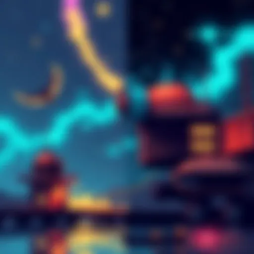 A comparison of old and new pixel art, showcasing the evolution of creativity over three years.