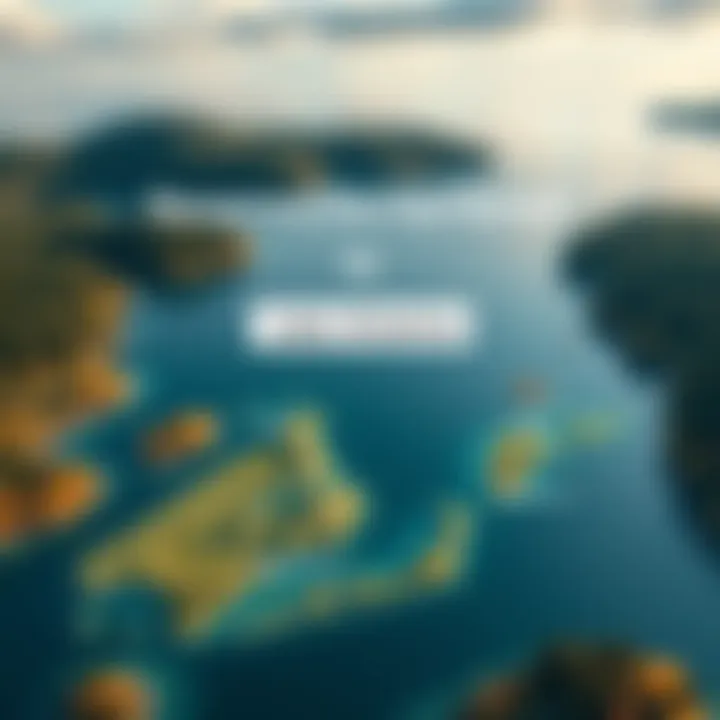 Renamed Lake America A map showing Lake Ontario labeled as Lake America, surrounded by water and trees, with text indicating the name change.