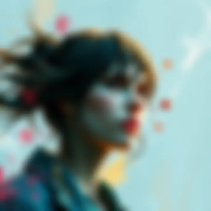 Rerendered Artwork A digital image transformed to resemble a classic painting style, showcasing brush strokes and color blending.