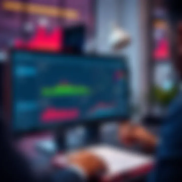 A computer screen displaying Deep Research and Deep Research Max tools with graphs and data analysis. A person is taking notes nearby.