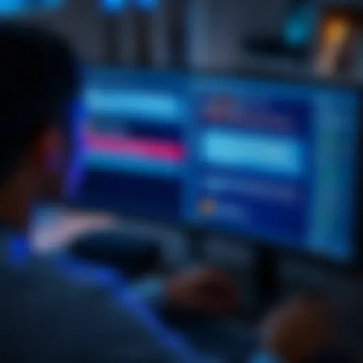 A person looking at a computer screen showing Onetrainer software with error messages, trying to fix training issues.