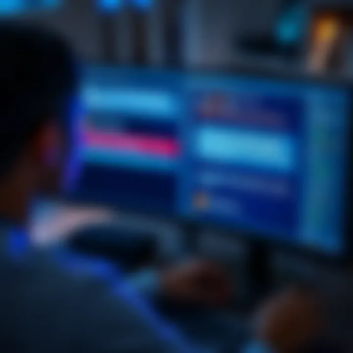 A person looking at a computer screen showing Onetrainer software with error messages, trying to fix training issues.