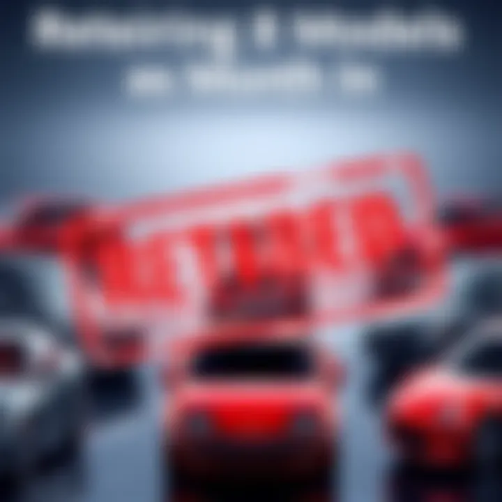 A graphic showing eight car models with a 'retired' stamp over them, symbolizing the reduction in variety.