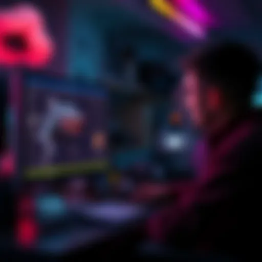 A person working on a computer screen showing a 3D character model from Treasure Planet, focusing on retopology.