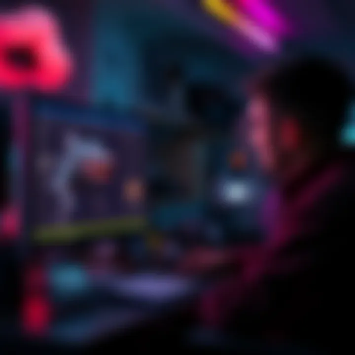 A person working on a computer screen showing a 3D character model from Treasure Planet, focusing on retopology.