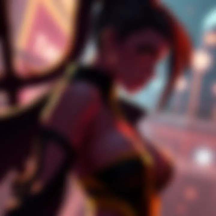 A new female character from Black Ledger - The Antique Mafia showcasing a strong silhouette and confident posture, reflecting bold personality changes.