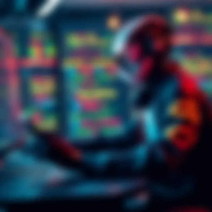 A visual representation of a coding agent working on a large codebase, highlighting file management and AI code reviews.