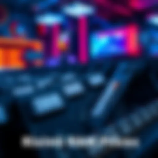 A computer shop display showing various RAM modules with price tags