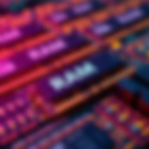 A close-up of RAM modules with a price tag indicating a rise in value, reflecting the impact of the AI boom.