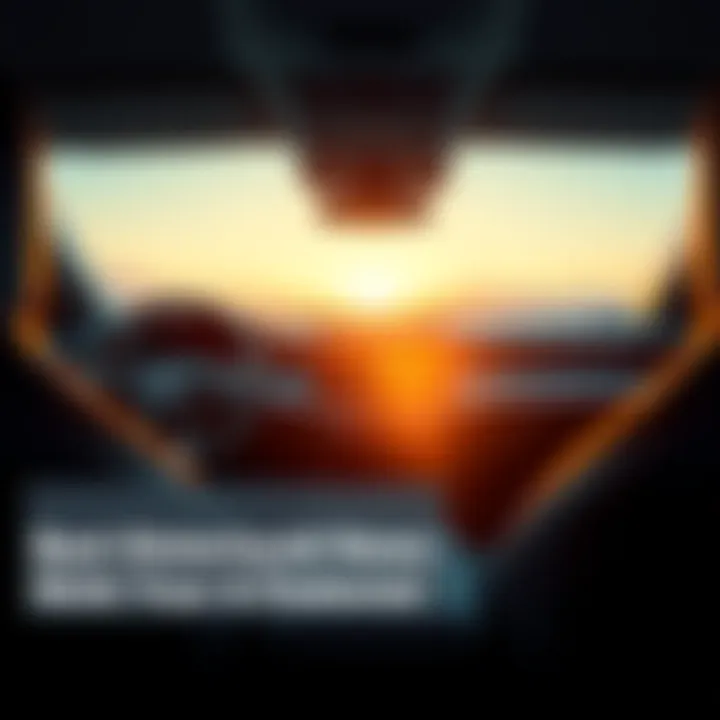 A modern Rivian vehicle interior showcasing a dashboard with AI technology, steering wheel, and no Apple CarPlay or Android Auto interfaces visible.