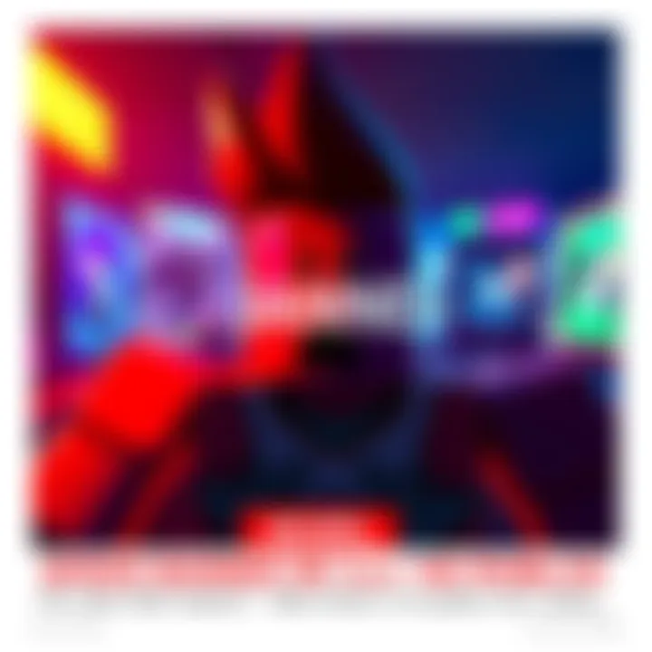 A Roblox character looks shocked as a ban notice appears on screen, showing a long duration of 100 years, with a background depicting a game setting
