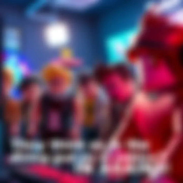 A group of Roblox players looking concerned while talking in a gaming setting
