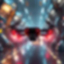A customizable drone flying silently in a futuristic robotic environment, equipped with stealth technology to avoid detection.