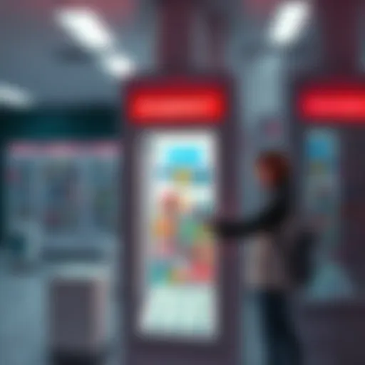 A fully automated pharmacy kiosk in Palo Alto dispensing pills quickly.