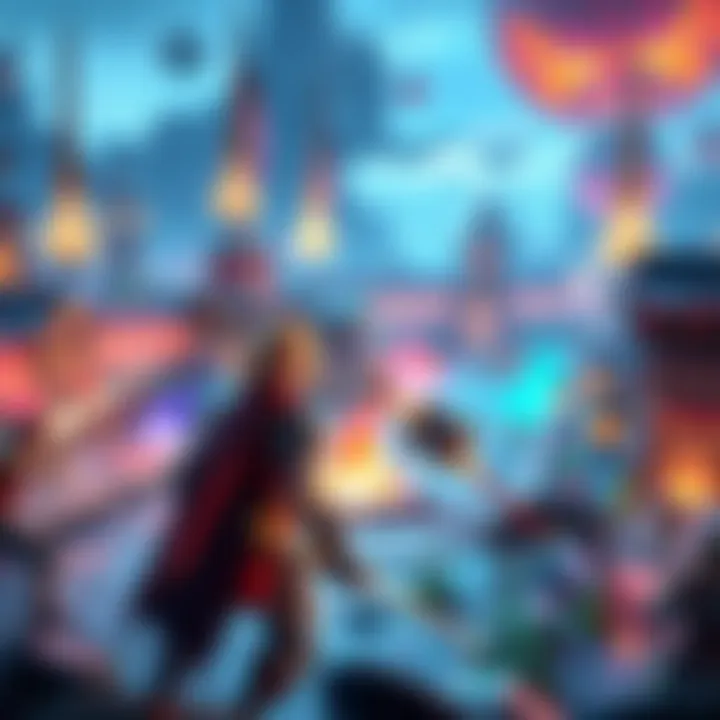 Screenshot from RPG game trailer showing immersive gameplay and vibrant graphics