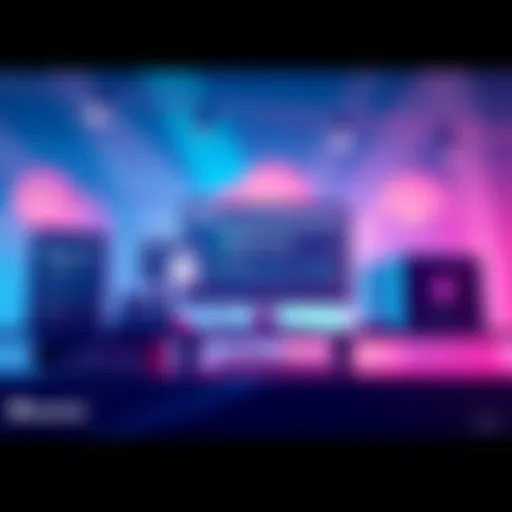 Illustration showing ComfyGen and BlockFlow tools for ComfyUI workflows on RunPod's serverless GPUs