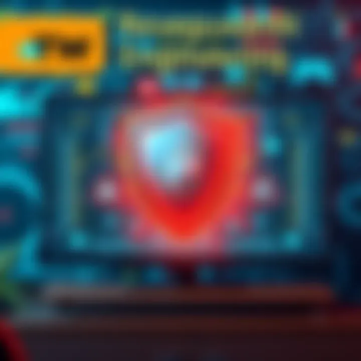 New Safeguards on TV Reverse Engineering Illustration showing secure television technology with a shield symbol, contrasting video game elements in the background