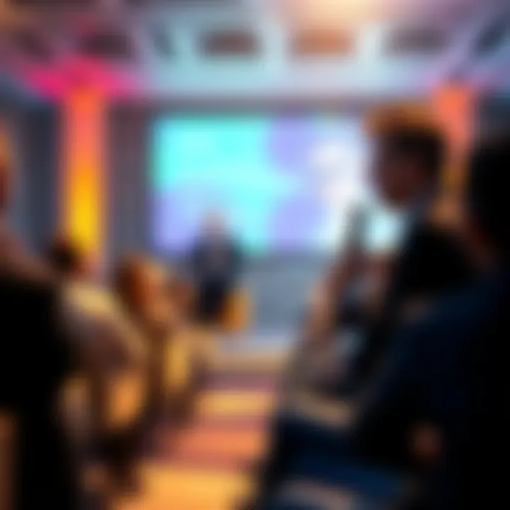 Sam Altman discussing SCR designation in a forum setting with an engaged audience