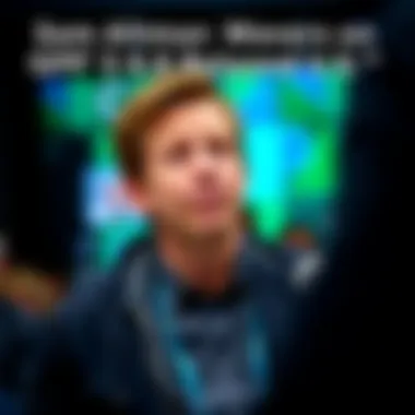 Sam Altman at a press conference, showing uncertainty about the global release of GPT 5.6.