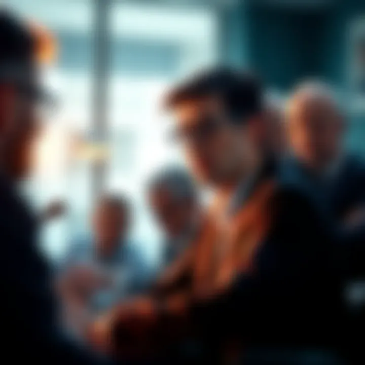 Sam Altman in a serious discussion about AI policy with government officials, emphasizing the risks involved.