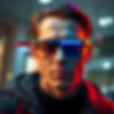 Sleek Samsung smart glasses with modern design and innovative features