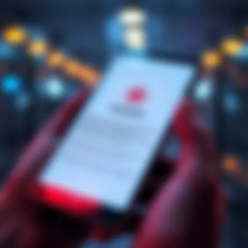 A smartphone displaying a warning about Samsung's health data policy change, emphasizing user consent for AI usage.