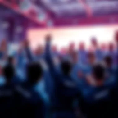 Samsung workers celebrating the approval of $400,000 bonuses after a court ruling