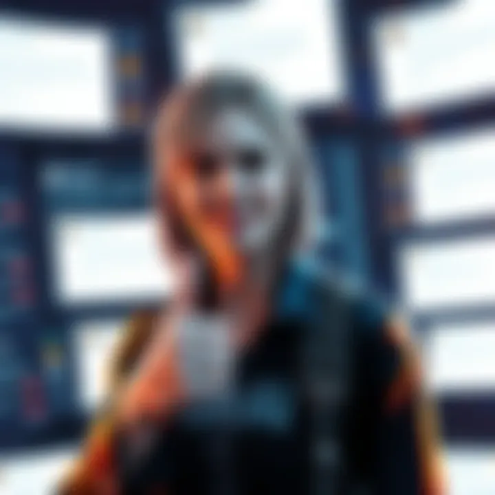 Sarah Connor humorously supporting OpenAI with a thumbs up, surrounded by digital screens displaying AI comments