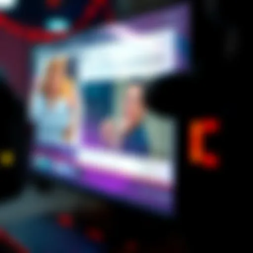 A close-up of a screen displaying a video with unexpected twists and comments, inviting viewers to share their thoughts.