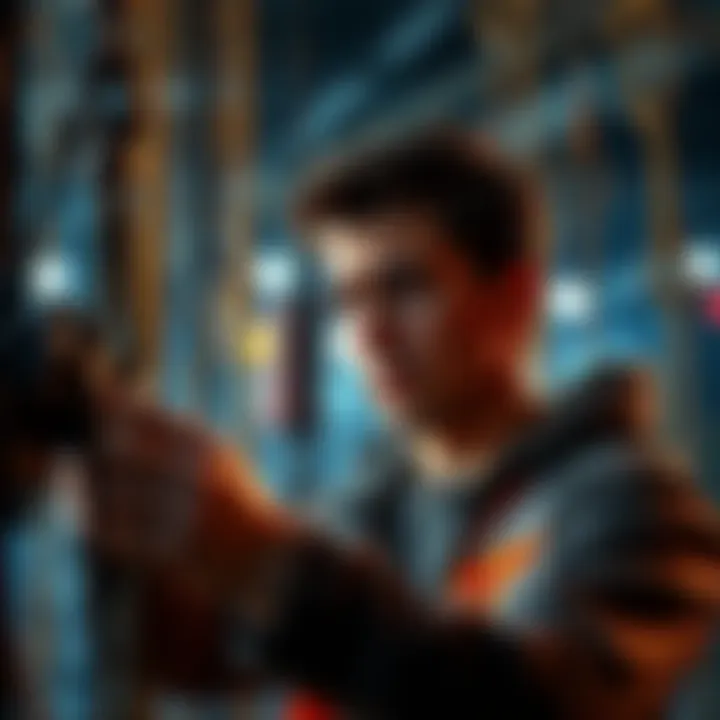 A person looking frustrated while examining rigging equipment, showing a request for guidance from the community.