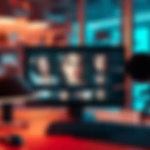 A computer screen displaying software tools for selecting faces within closed edge borders in images