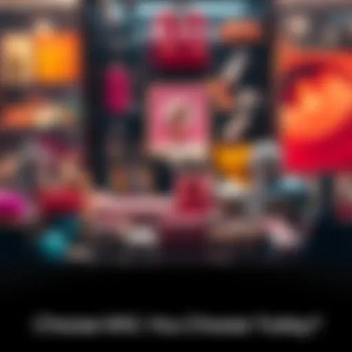 A display of various beautiful items inviting readers to choose their favorite