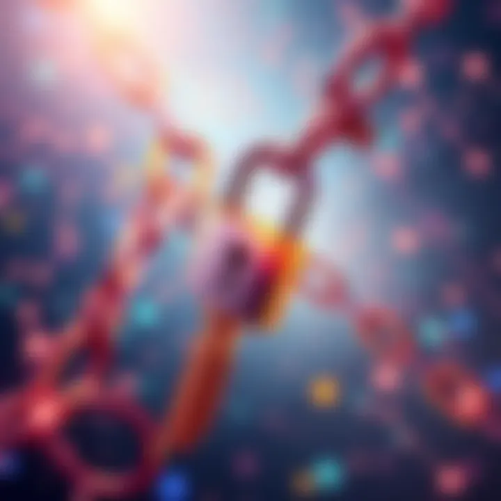 Guide to Semantic Chaining Illustration showing a key unlocking a chain of logical links, symbolizing the Semantic Chaining Protocol.