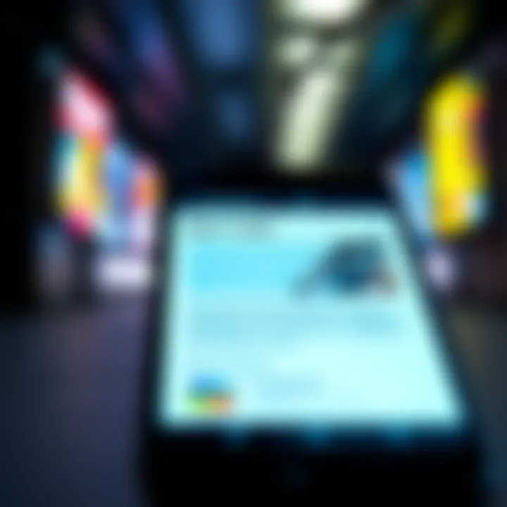 Service Ads Notification A smartphone screen displaying ads for a previously free service, highlighting the unexpected shift to mandatory advertising for users.