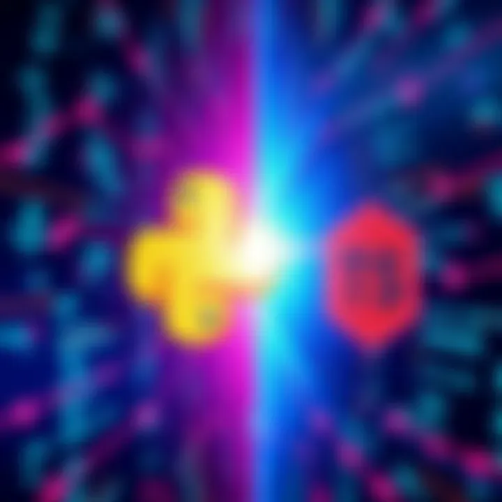 Visual representation of coding in TypeScript and Python, highlighting the transition in AI projects